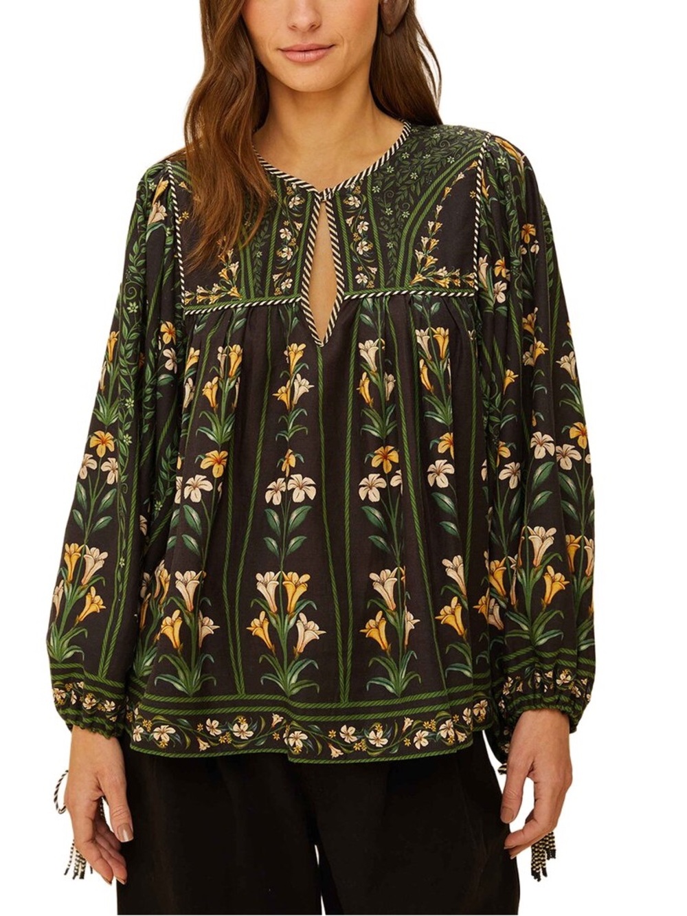 FARM Rio Flowers Arch Blouse